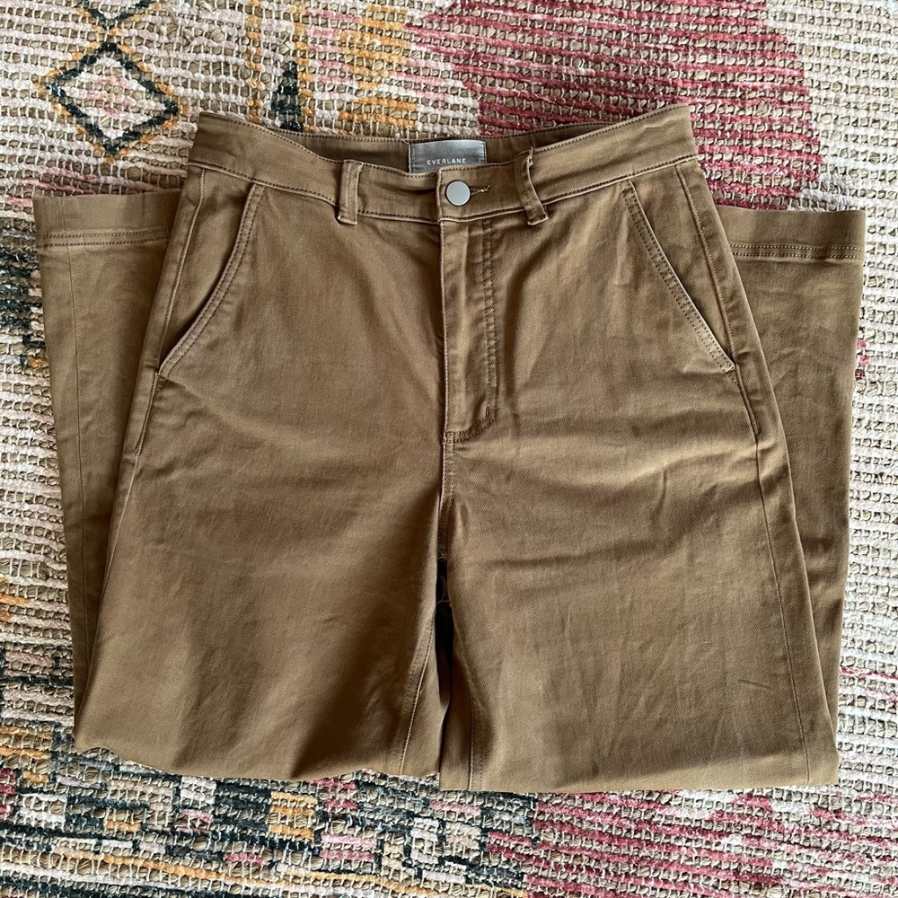 Everlane The Wide Leg Crop Ochre